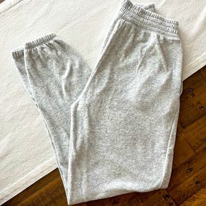 Gilly Hicks grey terry jogger, size XS